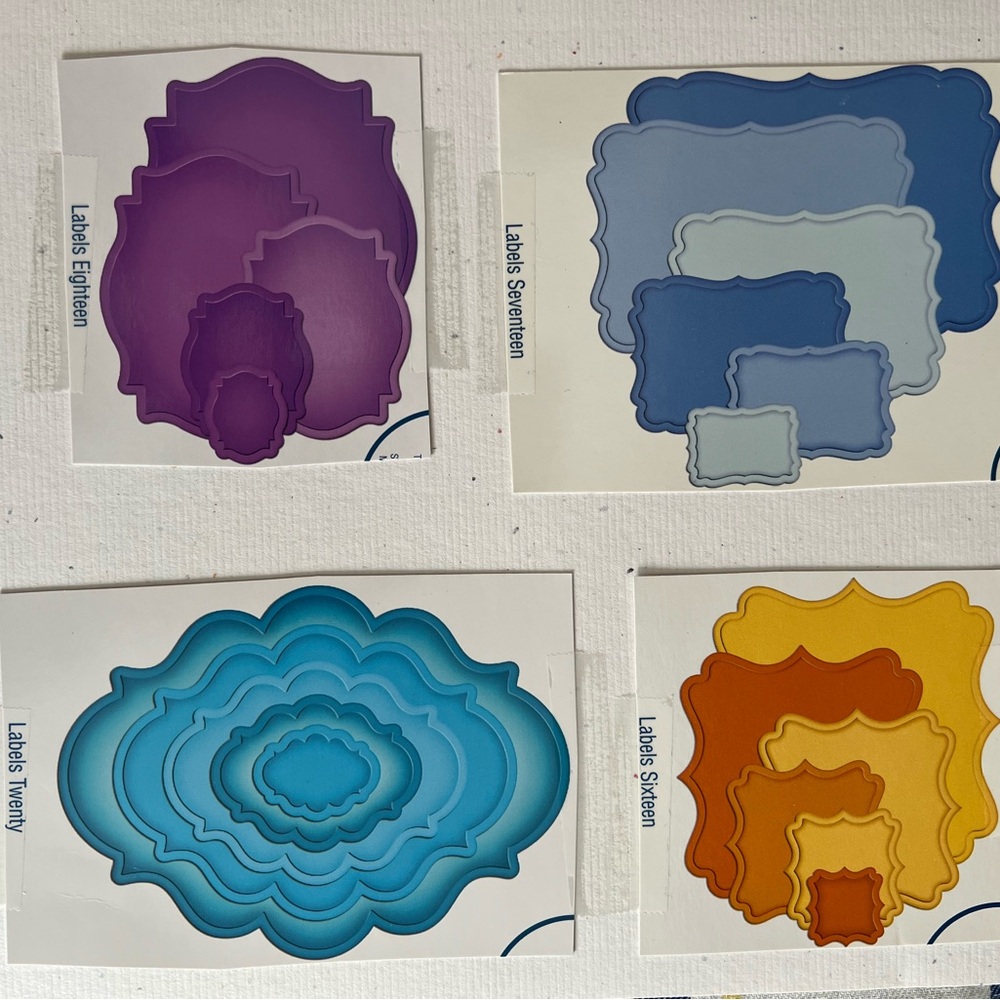 Stampin Up set of dies “labels”